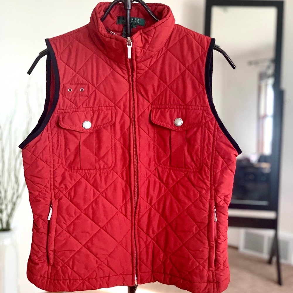Lauren Ralph Lauren Quilted Equestrian Vest